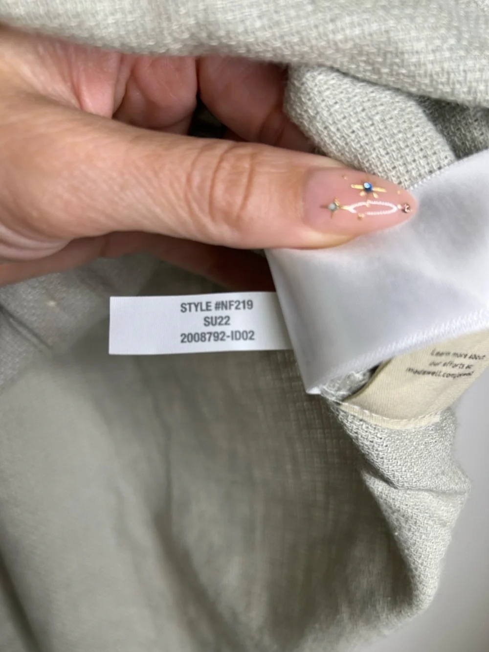 NWT Madewell linen Breezewoven Beachside Shirttail size small - Picture 7 of 8